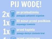 Pijcie DUŻO WODY!