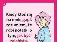 Kiedy ktoś się na mnie gapi ;D