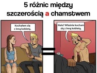 Poznaj PIĘĆ różnic między SZCZEROŚCIĄ a CHAMSTWEM!