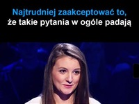 Milionerzy po powrocie nie trzymają w ogóle poziomu :( To pytanie jest jednym z wielu takich...