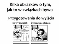 Jak wyglądają różne sytuacje w nowym związku i w związku ze stażem ;D