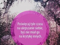 Poświęcaj tyle czasu...