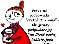 Serce mi podpowiada czekolada i wino ;)