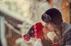Zimowy pocałunek