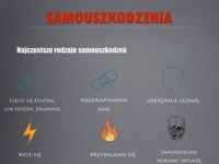 Samouszkodzenia i zranienia - podstawowe informacje