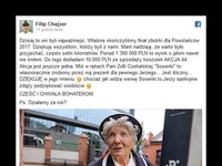 Finał zbiórki Chajzera dla powstańców. "O takim wyniku nawet nie śniłem"