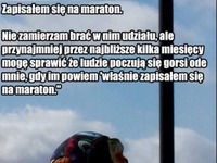 Zapisałem się na maraton