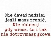 Nie dawaj nadziei.