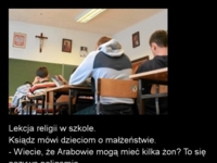 Kawał na dziś; jasiu na lekcji religii odpowiedział na pytanie księdza - mocne :D