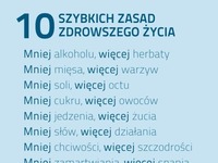 Przykazania zdrowego życia ;)