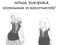 Nowa sukienka - oczekiwania VS rzeczywistość :D