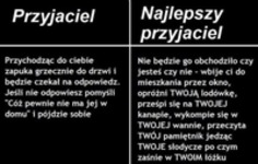 Przyjaciel vs najlepszy przyjaciel