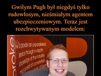 Rudowłosy, nieśmiały agent ubezpieczeniowy jest teraz rozchwytywanym modelem!