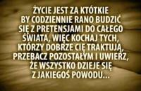 Życie jest za krótkie, by...