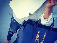 Elegancka torebka + jeansy, extra!