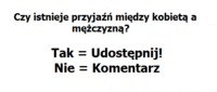 Istnieje przyjaźń między kobietą a mężczyzną?