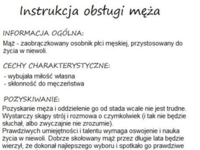 Instrukcja obsługi męża :D