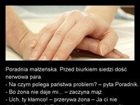 Mocny kawał: Mąż skarży się, że żona NIE DAJE MU DOJŚĆ...