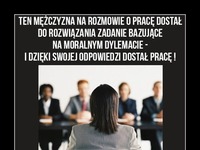 Ten mężczyzna na rozmowie o PRACĘ dostał do rozwiązania ZADANIE! Znasz ODPOWIEDŹ?