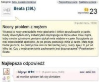 Ma problem z mężem, podczas gdy ona śpi, on od paru lat regularnie... zobacz