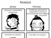 Plusy i minusy makijażu - to prawda