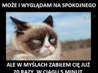 Może i wyglądam na spokojnego