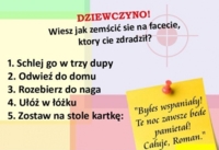 Zemsta za zdrade - zobacz co zrobić, haha! :D