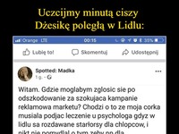 Uczcijmy minutą ciszy Dżesikę poległą w Lidlu ;P