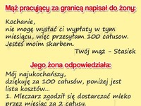 Mąż pracujący za granicą napisał do ŻONY!  Zobacz CIĘTĄ RIPOSTĘ jego żony, MEGA ;D