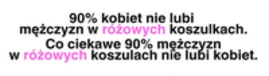 Mężczyźni w różowych koszulkach