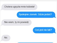 Ugryzła mnie kobieta