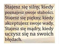 Stajesz się silniejszy...