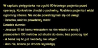 W szpitalu pielęgniarka ma ogolić 80-letniego pacjenta przed operacją...