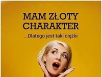 Złoty charakter