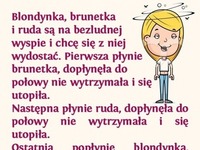 Zobacz KAWAŁ o BLONDYNCE, RUDEJ i BRUNETCE! Haha polewa ;)