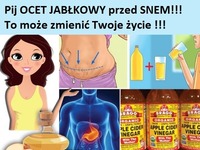 Pij ocet jabłkowy przed snem! To może zmienić Twoje życie!