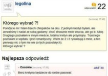 Zapytała kogo wybrać... Zobacz co jej doradzili, to prawda! ;)