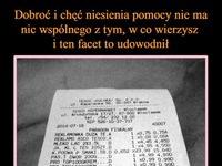 Dobro i chęć niesienia pomocy nie ma nic wspólnego z tym, w co wierzysz. I ten facet to udowodnił!