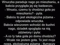 Wnuczka paraduje NAGO po MIESZKANIU, przygląda się temu BABCIA! MEGA DOWCIP ;D