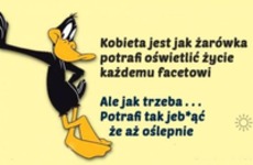 Kobieta jest jak żarówka