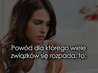 Rozpad związków- powody