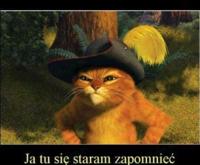 Ja tu się staram zapomnieć...