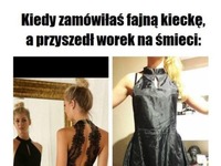 Kiedy zamówiłaś fajną kieckę