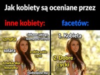 Jak KOBIETY są OCENIANE przez inne kobiety vs FACETÓW! DOBRE ;D